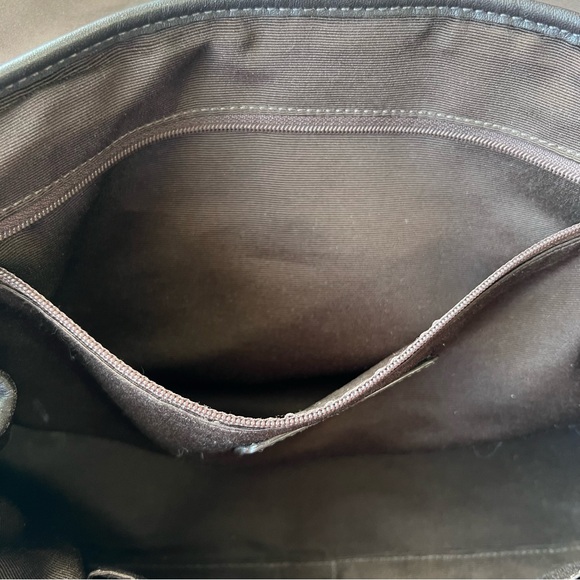 Vintage Coach Top Handle Satchel with Matching Wallet in Mini Monogram Pattern - Picture 12 of 16